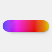 Rainbow Colors Skateboard Colorful (Horizontal)