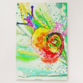 Rainbow Colors Snail Jigsaw Puzzle - Malerei (Vertikal)