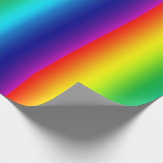 Rainbow Colors Spectrum Geschenkpapier (Ecke)