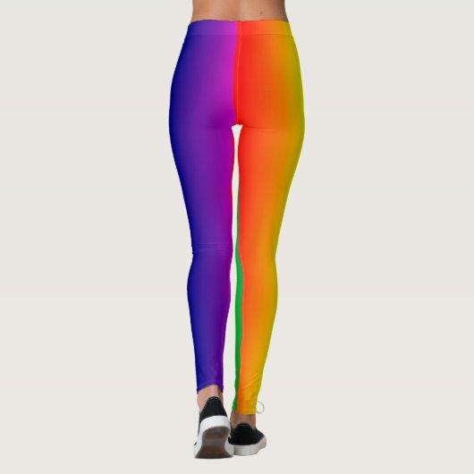 Rainbow Colors Spectrum Leggings (Rückseite)