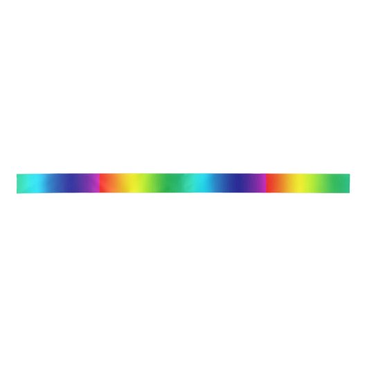 Rainbow Colors Spectrum Satinband (Vorderseite)