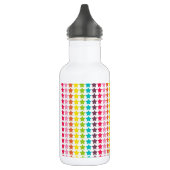 Rainbow Colors Star Pattern Edelstahlflasche (Links)