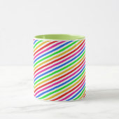 Rainbow Colors Strickte Tasse (Zentrum)