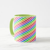 Rainbow Colors Strickte Tasse (Vorderseite Links)