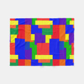 Rainbow Colors Textur Abstrakt Fleece Blanket (Vorderseite (Horizontal))