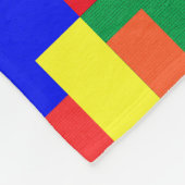 Rainbow Colors Textur Abstrakt Fleece Blanket (Ecke)
