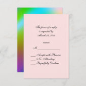 Rainbow Colors UAWG RSVP Karte (Vorne/Hinten)