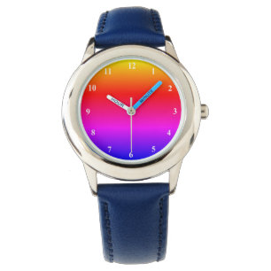 Rainbow Colors Watch Geschenk Armbanduhr