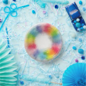 Rainbow Colors Yellow Orange Blue Green Pink Red Pappteller (Party)