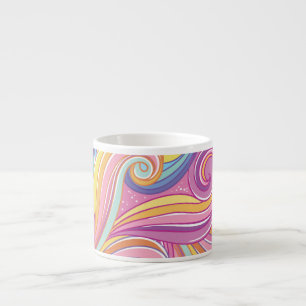 Rainbow Comet: Magical Dreamy Sky. Espressotasse