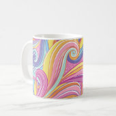Rainbow Comet: Magical Dreamy Sky. Kaffeetasse (Vorderseite Links)