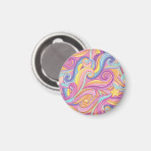 Rainbow Comet: Magical Dreamy Sky. Magnet (Vorderseite/Rückseite)