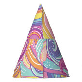 Rainbow Comet: Magical Dreamy Sky. Partyhütchen (Rückseite)