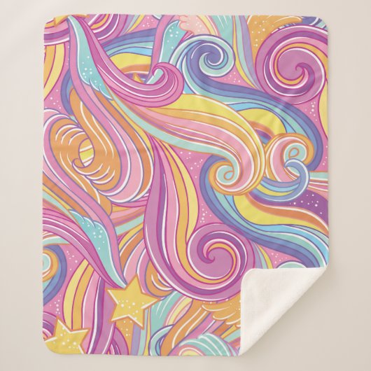 Rainbow Comet: Magical Dreamy Sky. Sherpadecke (Vorderseite)