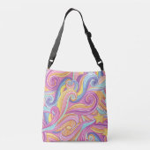 Rainbow Comet: Magical Dreamy Sky. Tragetaschen Mit Langen Trägern (Rückseite)