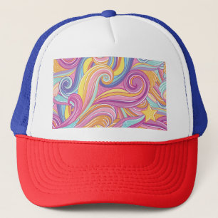 Rainbow Comet: Magical Dreamy Sky. Truckerkappe