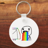 Rainbow-Computerfläche Schlüsselanhänger (Vorderseite)