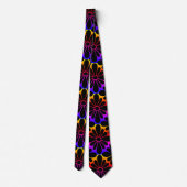 Rainbow Concho Blume Krawatte (Rückseite)