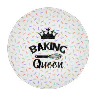 Rainbow Confetti Backen Königin lustigen Slogan