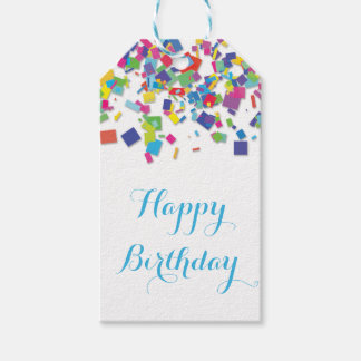 Rainbow Confetti | Geschenkmarke Geschenkanhänger