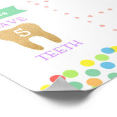 Rainbow Confetti Girl Poster (Ecke)