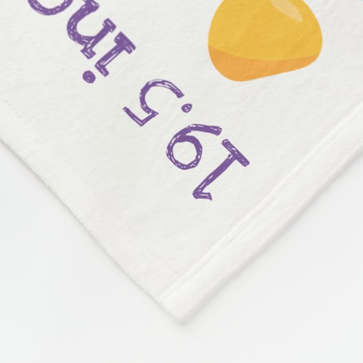 Rainbow Confetti Niedlich Kitty Cat Baby Birth Sta Fleecedecke (Ecke)