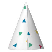 Rainbow Confetti Partyhütchen (Rückseite)
