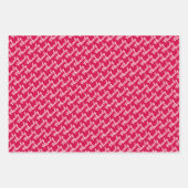 Rainbow Confetti Polka Dots Name Birthday Geschenkpapier Set (Vorderseite 3)