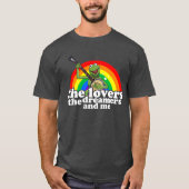rainbow connection the lovers the dreamers and me  T-Shirt (Vorderseite)
