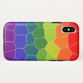 Rainbow-COOLES Muster Case-Mate iPhone Hülle (Rückseite (Horizontal))