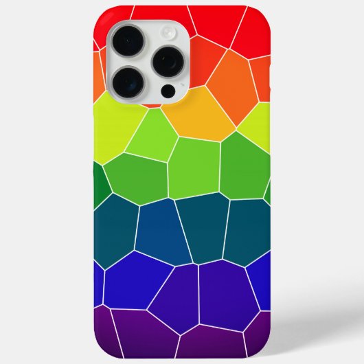 Rainbow-COOLES Muster Case-Mate iPhone Hülle (Rückseite)