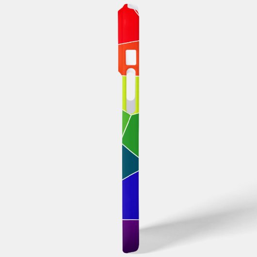 Rainbow-COOLES Muster Case-Mate iPhone Hülle (Rückseite / Links)