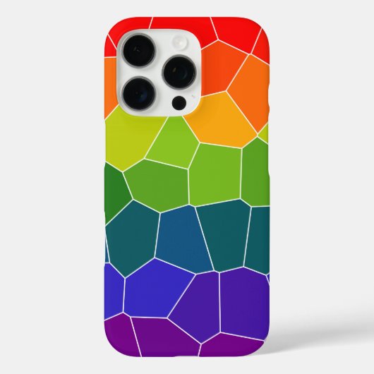 Rainbow-COOLES Muster Case-Mate iPhone Hülle (Rückseite)