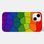 Rainbow-COOLES Muster Case-Mate iPhone Hülle (Rückseite (Horizontal))