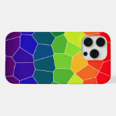 Rainbow-COOLES Muster iPhone Hülle (Rückseite (Horizontal))