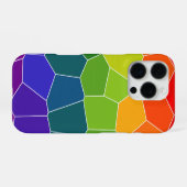 Rainbow-COOLES Muster iPhone Hülle (Rückseite (Horizontal))