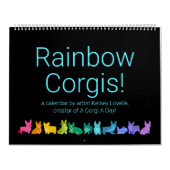 Rainbow Corgis! Kalender (Titelbild)