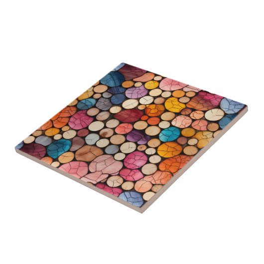 Rainbow Cork Tile Fliese (Seite)