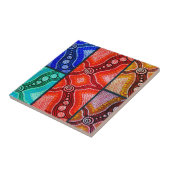 Rainbow Corroboree Panel Fliese (Seite)