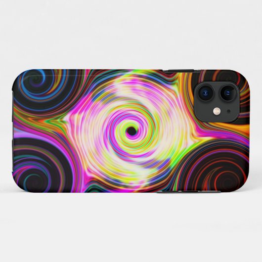Rainbow Cosmic Swirl Phone Case (Rückseite (Horizontal))