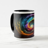 Rainbow Cosmos Tasse (Vorderseite Links)