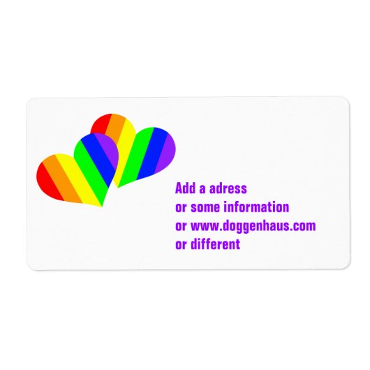 Rainbow Couple Hearts (Vorne)