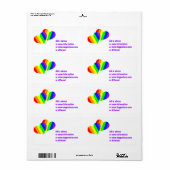 Rainbow Couple Hearts (Vorne)