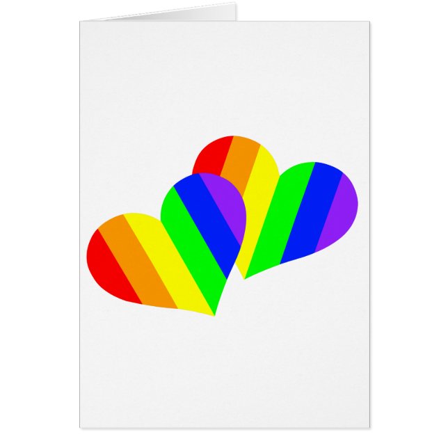 Rainbow Couple Hearts (Vorne)