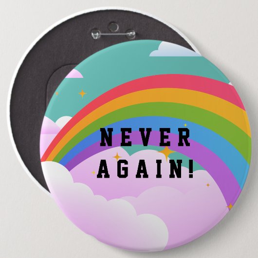 Rainbow Covenant Button (Vorne & Hinten)