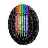Rainbow Crayon Dartscheibe (Vorderseite rechts)