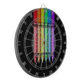 Rainbow Crayon Dartscheibe (Vorderseite Links)