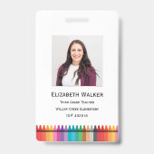 Rainbow Crayon School Ausweis (Front)