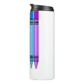 Rainbow Crayon Thermosbecher (Nach rechts gedreht)