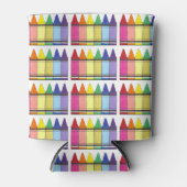Rainbow Crayons Artist Art Class Birthday Party Dosenkühler (Vorderseite)